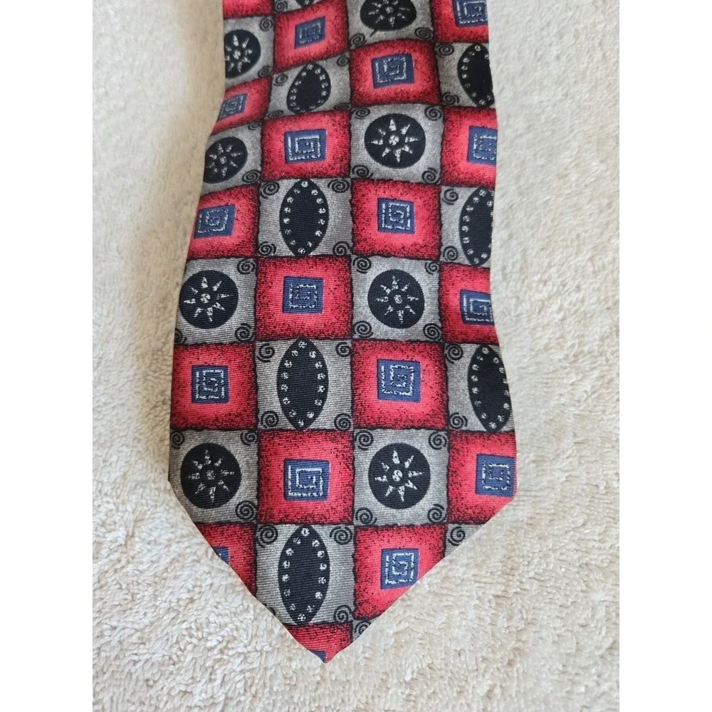 BOSTON HARBOR Silk Necktie‎ Men's Sz 4 x 56